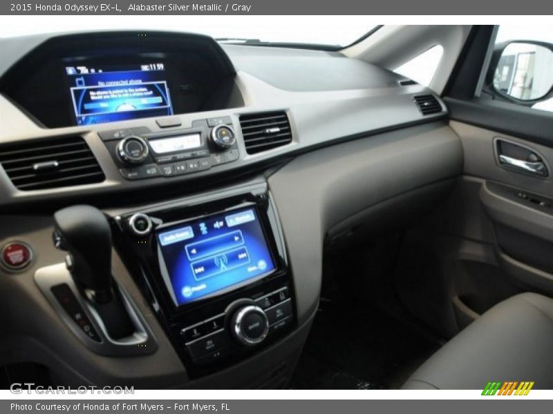 Alabaster Silver Metallic / Gray 2015 Honda Odyssey EX-L