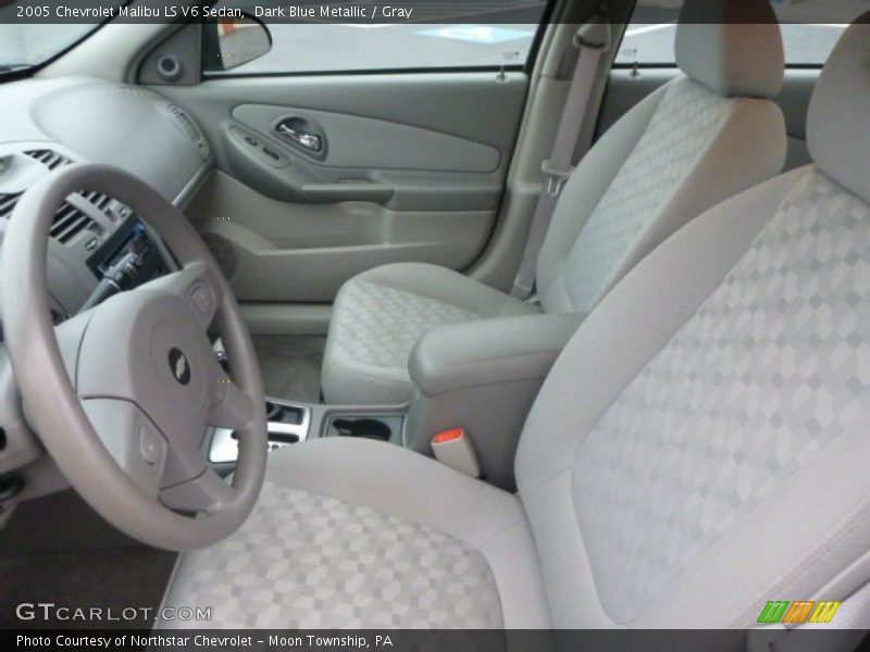 Front Seat of 2005 Malibu LS V6 Sedan
