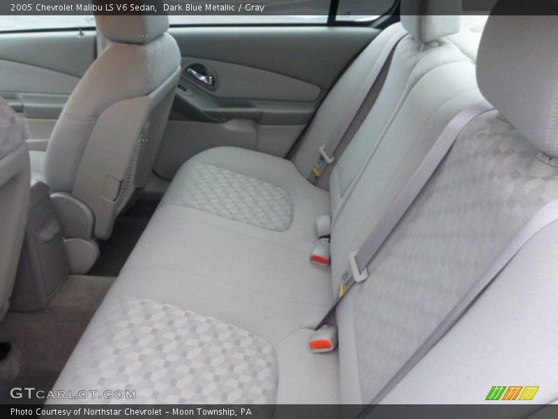 Rear Seat of 2005 Malibu LS V6 Sedan