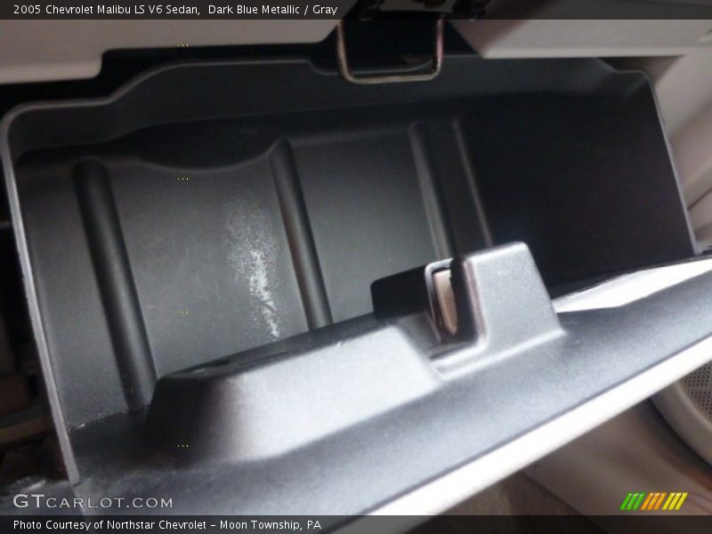 Dark Blue Metallic / Gray 2005 Chevrolet Malibu LS V6 Sedan