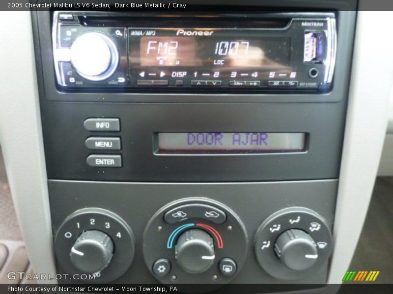 Dark Blue Metallic / Gray 2005 Chevrolet Malibu LS V6 Sedan