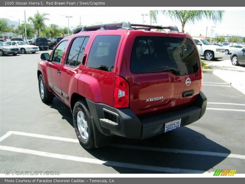 Red Brawn Pearl / Steel/Graphite 2005 Nissan Xterra S