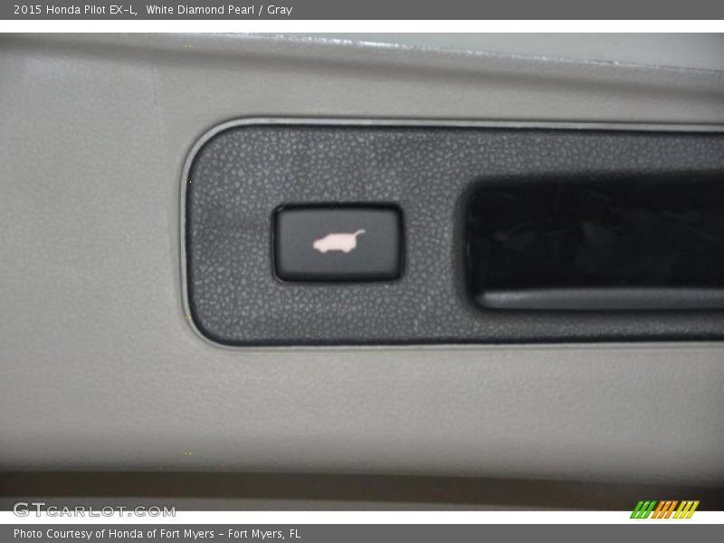 White Diamond Pearl / Gray 2015 Honda Pilot EX-L