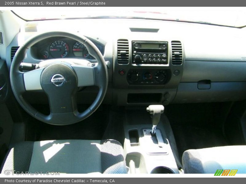 Red Brawn Pearl / Steel/Graphite 2005 Nissan Xterra S