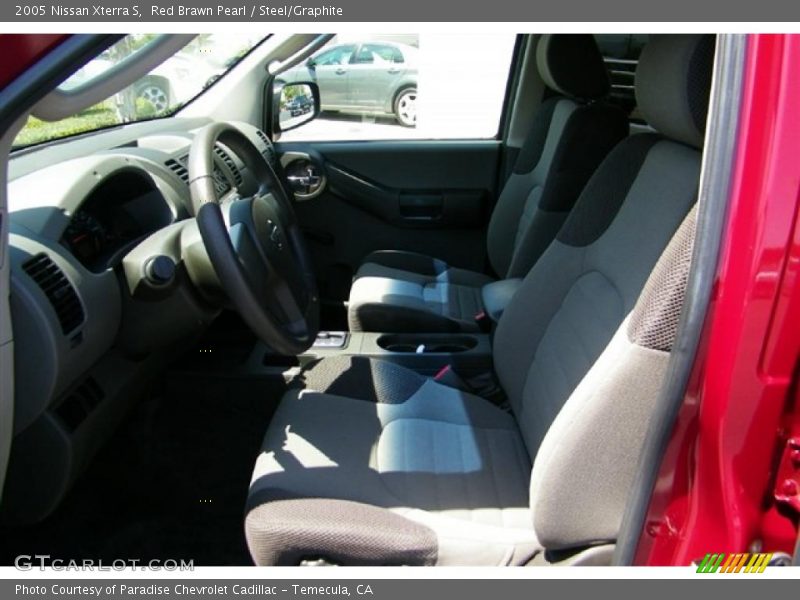 Red Brawn Pearl / Steel/Graphite 2005 Nissan Xterra S