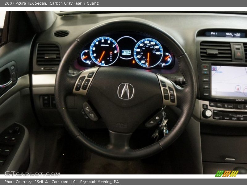 Carbon Gray Pearl / Quartz 2007 Acura TSX Sedan