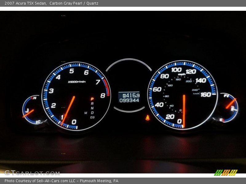 Carbon Gray Pearl / Quartz 2007 Acura TSX Sedan