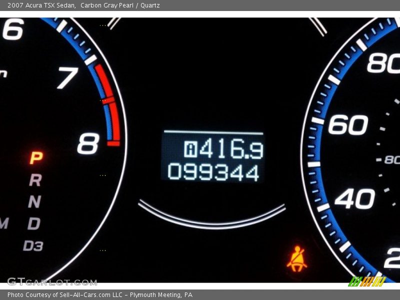 Carbon Gray Pearl / Quartz 2007 Acura TSX Sedan