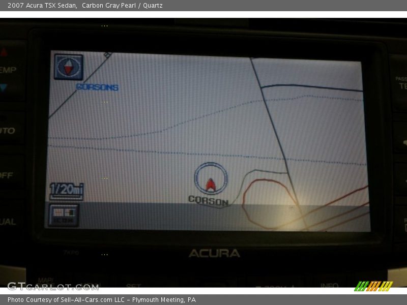 Carbon Gray Pearl / Quartz 2007 Acura TSX Sedan