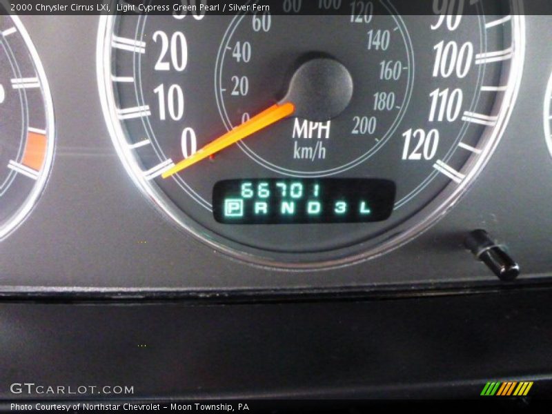 Light Cypress Green Pearl / Silver Fern 2000 Chrysler Cirrus LXi