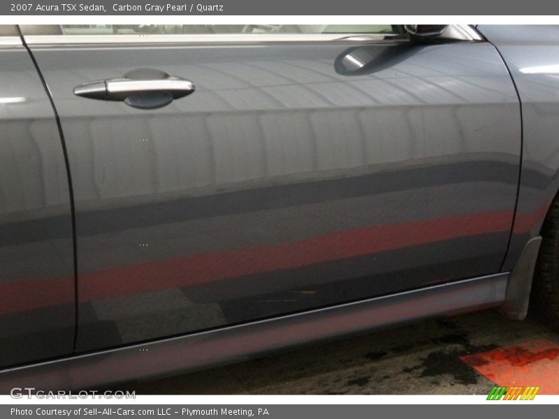 Carbon Gray Pearl / Quartz 2007 Acura TSX Sedan