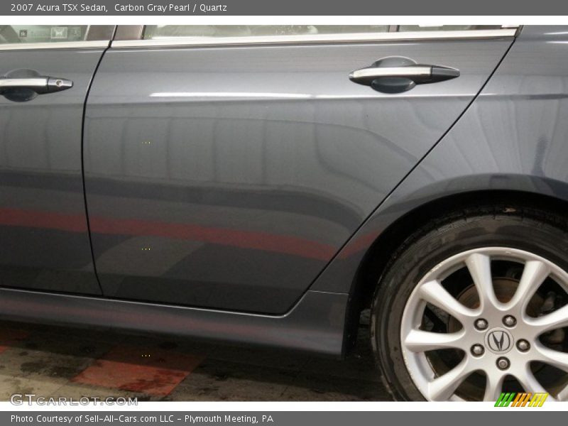 Carbon Gray Pearl / Quartz 2007 Acura TSX Sedan