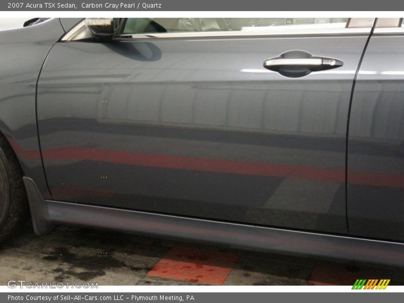 Carbon Gray Pearl / Quartz 2007 Acura TSX Sedan