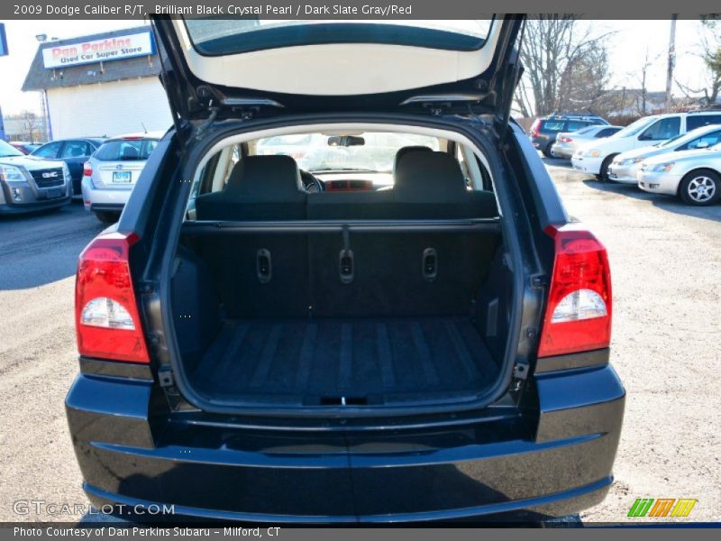 Brilliant Black Crystal Pearl / Dark Slate Gray/Red 2009 Dodge Caliber R/T