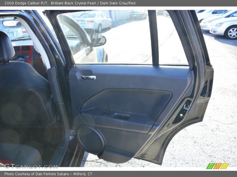 Brilliant Black Crystal Pearl / Dark Slate Gray/Red 2009 Dodge Caliber R/T