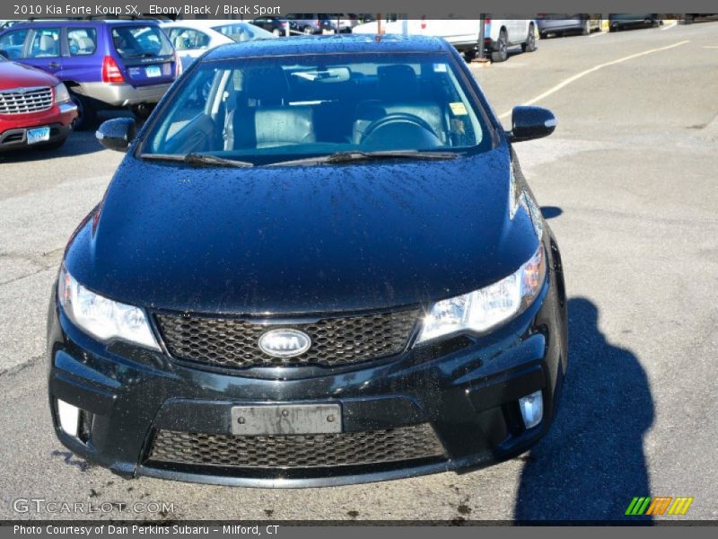 Ebony Black / Black Sport 2010 Kia Forte Koup SX