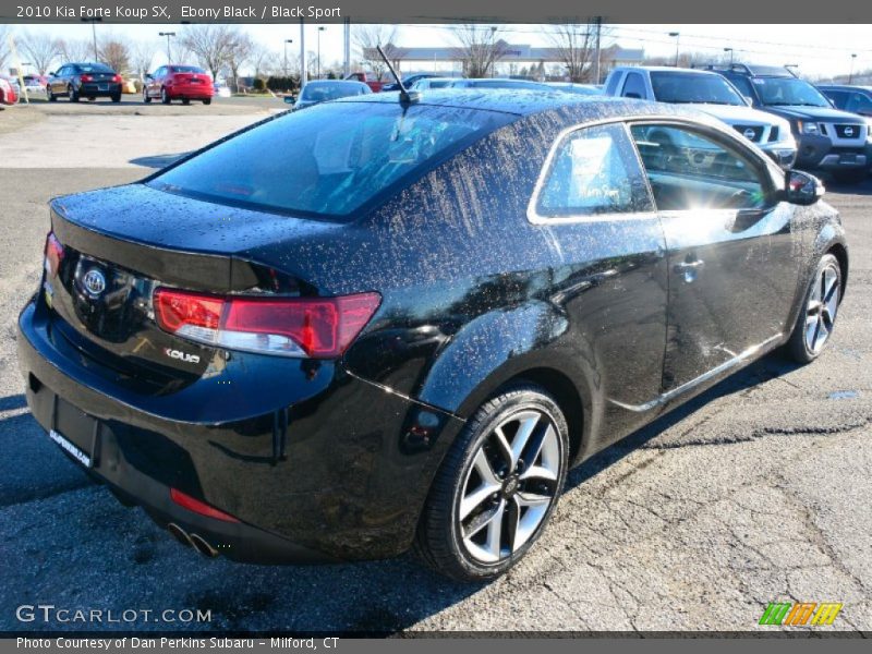 Ebony Black / Black Sport 2010 Kia Forte Koup SX