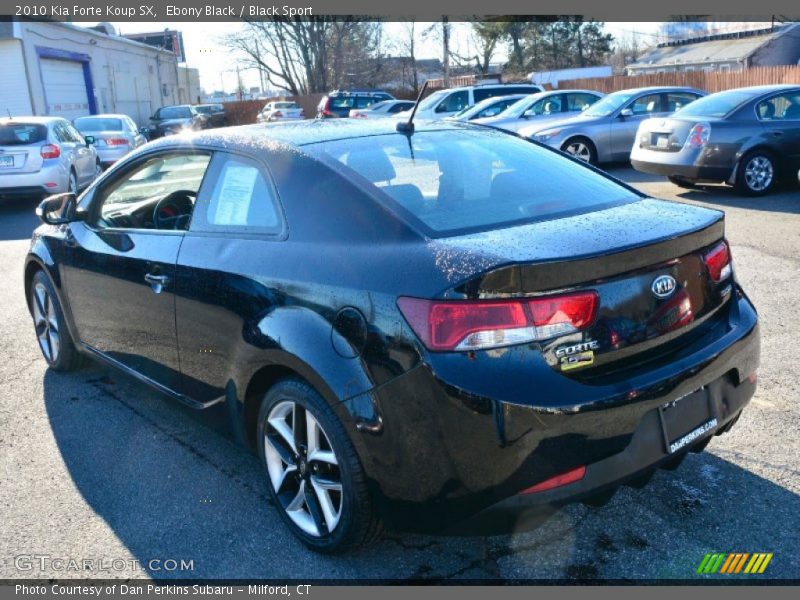 Ebony Black / Black Sport 2010 Kia Forte Koup SX