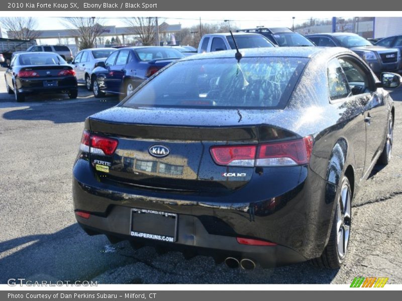 Ebony Black / Black Sport 2010 Kia Forte Koup SX