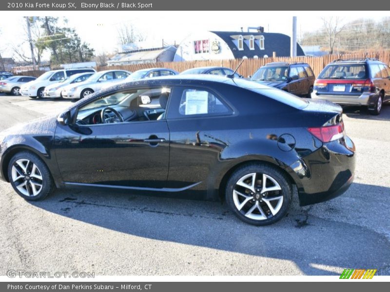 Ebony Black / Black Sport 2010 Kia Forte Koup SX