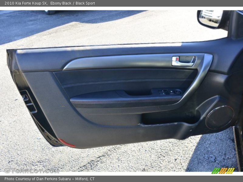 Ebony Black / Black Sport 2010 Kia Forte Koup SX