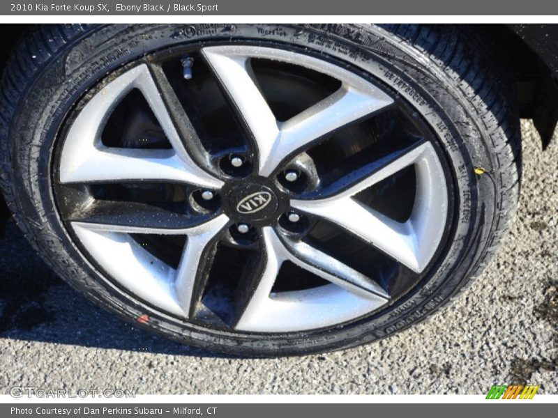 Ebony Black / Black Sport 2010 Kia Forte Koup SX