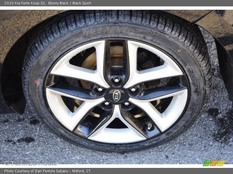 Ebony Black / Black Sport 2010 Kia Forte Koup SX