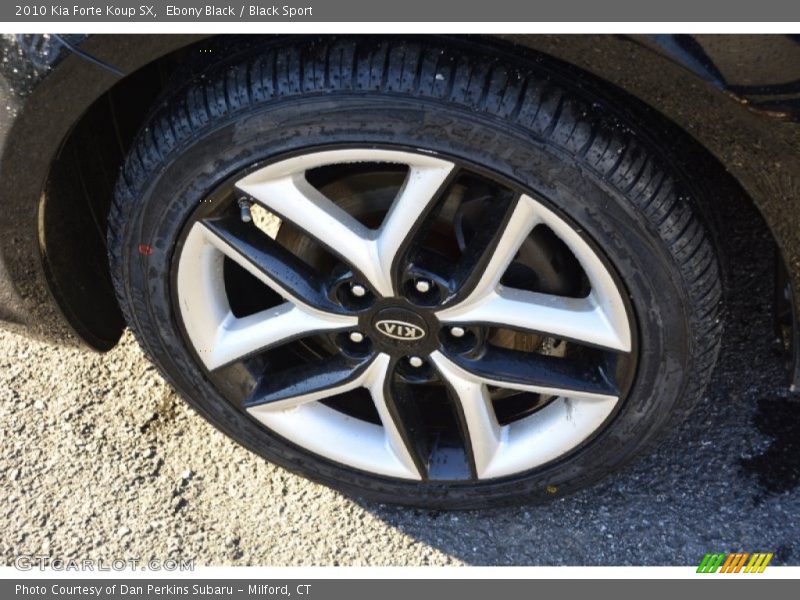 Ebony Black / Black Sport 2010 Kia Forte Koup SX