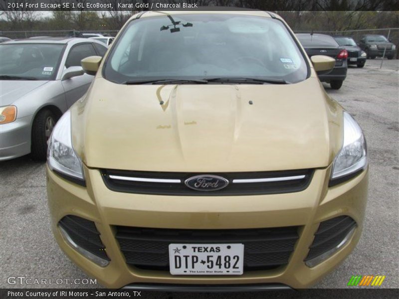 Karat Gold / Charcoal Black 2014 Ford Escape SE 1.6L EcoBoost