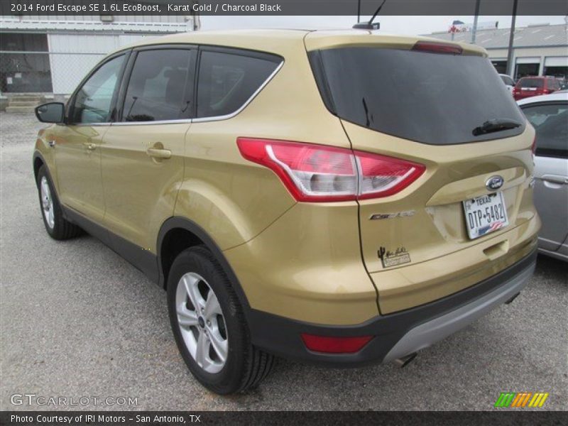 Karat Gold / Charcoal Black 2014 Ford Escape SE 1.6L EcoBoost