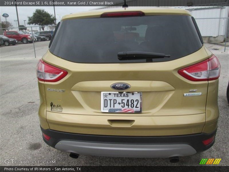 Karat Gold / Charcoal Black 2014 Ford Escape SE 1.6L EcoBoost