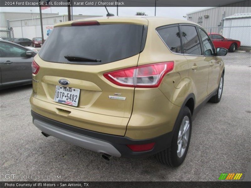 Karat Gold / Charcoal Black 2014 Ford Escape SE 1.6L EcoBoost