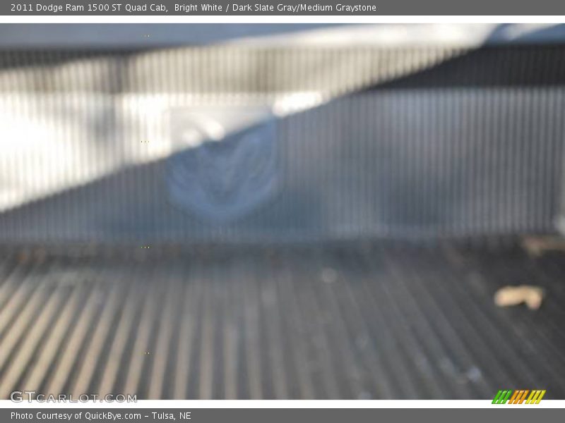 Bright White / Dark Slate Gray/Medium Graystone 2011 Dodge Ram 1500 ST Quad Cab