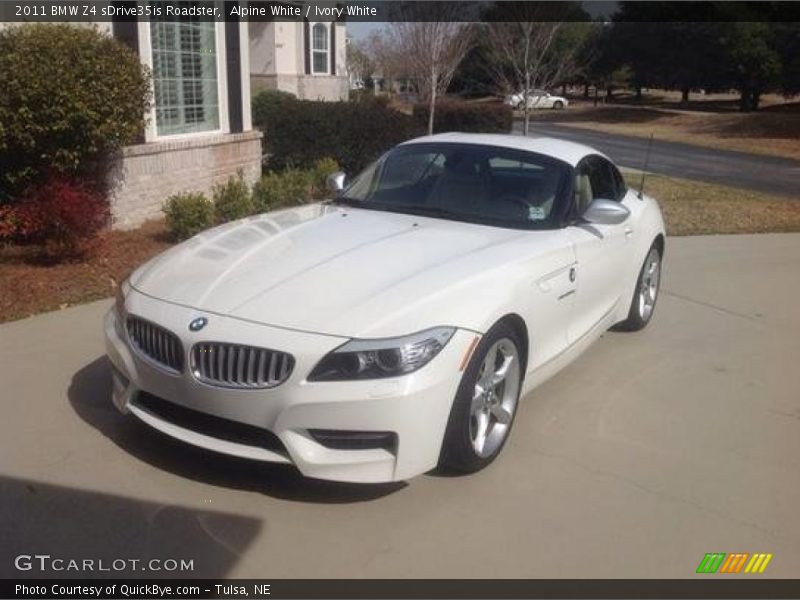 Alpine White / Ivory White 2011 BMW Z4 sDrive35is Roadster