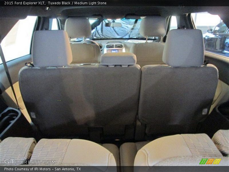 Tuxedo Black / Medium Light Stone 2015 Ford Explorer XLT