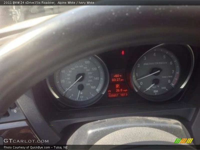Alpine White / Ivory White 2011 BMW Z4 sDrive35is Roadster