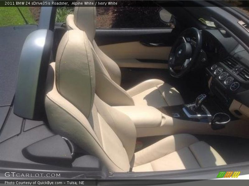 Alpine White / Ivory White 2011 BMW Z4 sDrive35is Roadster