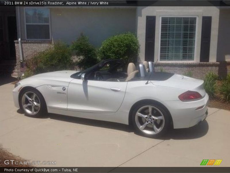 Alpine White / Ivory White 2011 BMW Z4 sDrive35is Roadster
