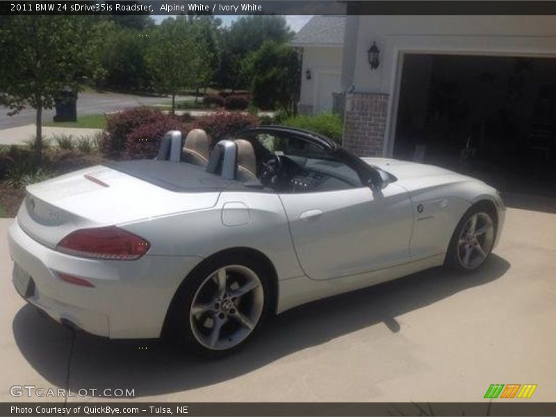 Alpine White / Ivory White 2011 BMW Z4 sDrive35is Roadster