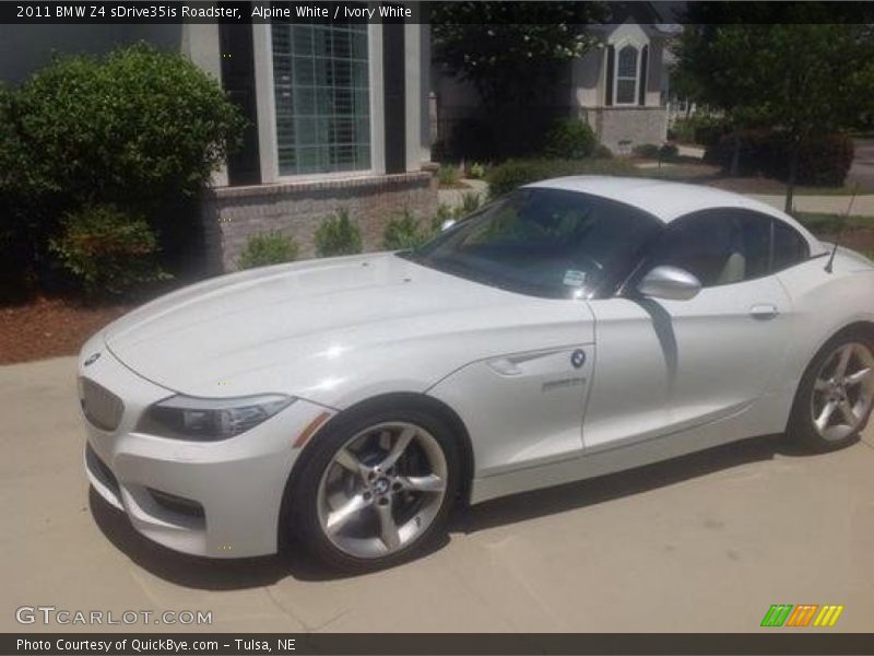 Alpine White / Ivory White 2011 BMW Z4 sDrive35is Roadster