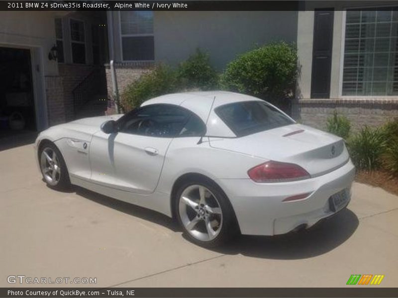 Alpine White / Ivory White 2011 BMW Z4 sDrive35is Roadster