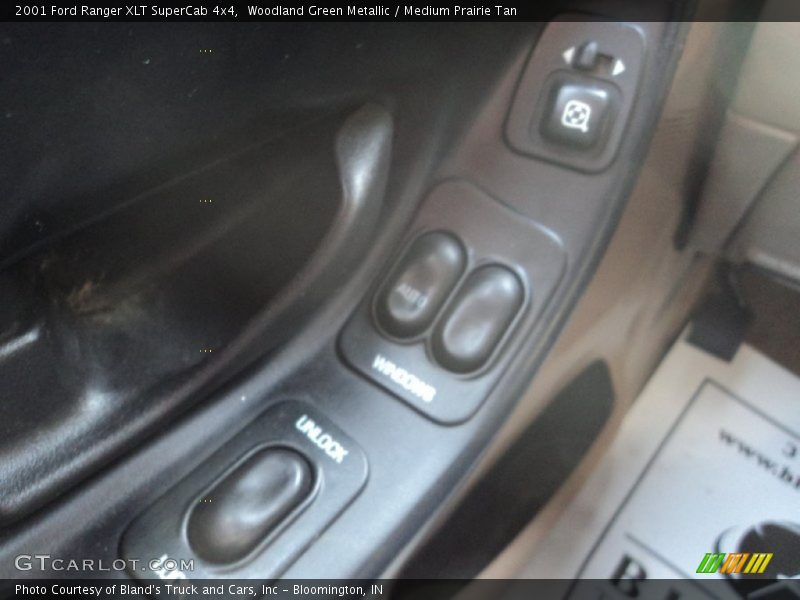 Woodland Green Metallic / Medium Prairie Tan 2001 Ford Ranger XLT SuperCab 4x4