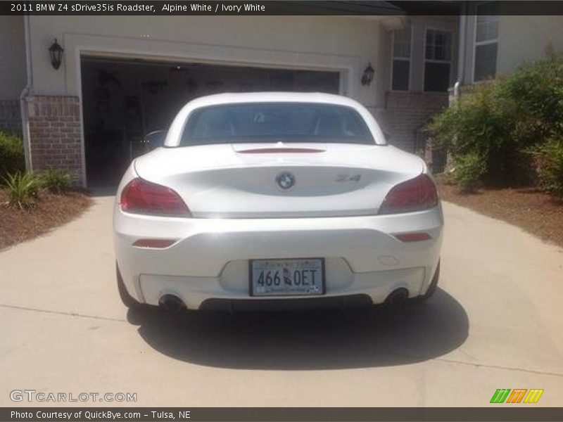 Alpine White / Ivory White 2011 BMW Z4 sDrive35is Roadster