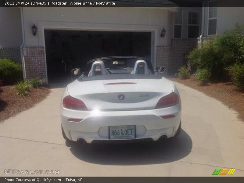 Alpine White / Ivory White 2011 BMW Z4 sDrive35is Roadster