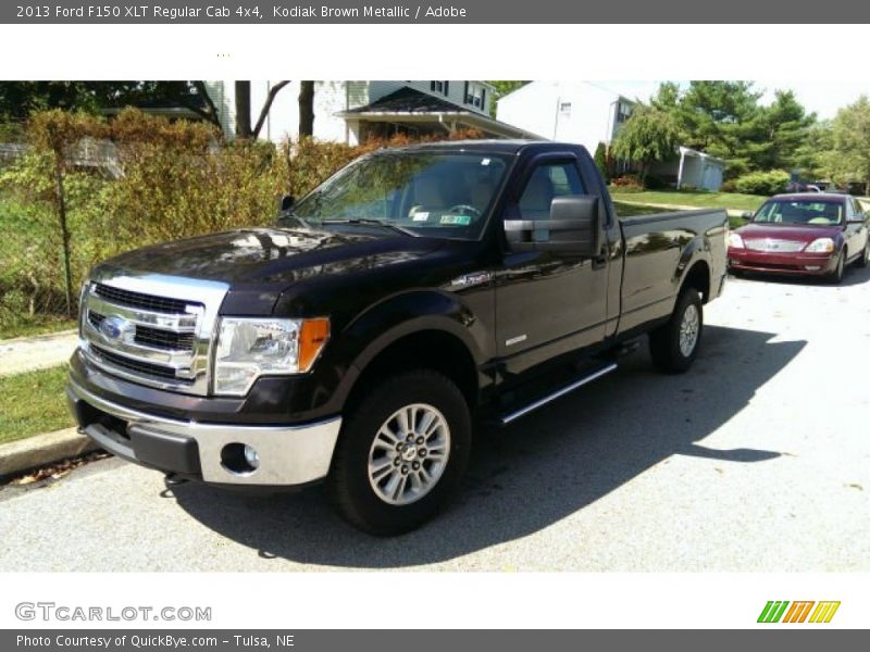 Kodiak Brown Metallic / Adobe 2013 Ford F150 XLT Regular Cab 4x4