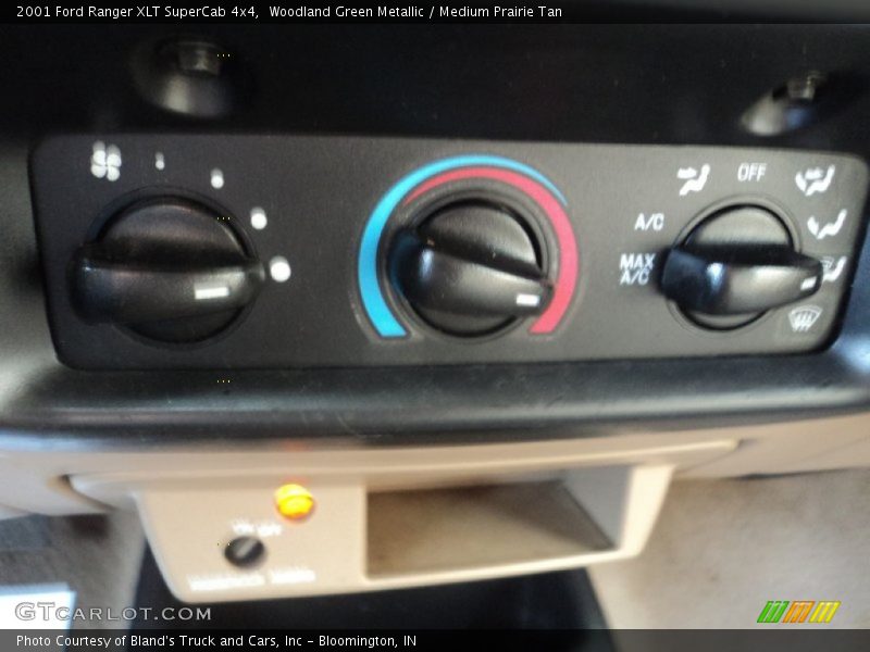 Woodland Green Metallic / Medium Prairie Tan 2001 Ford Ranger XLT SuperCab 4x4