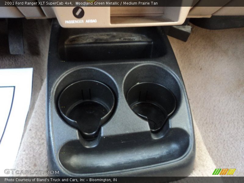 Woodland Green Metallic / Medium Prairie Tan 2001 Ford Ranger XLT SuperCab 4x4