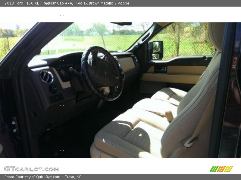 Kodiak Brown Metallic / Adobe 2013 Ford F150 XLT Regular Cab 4x4