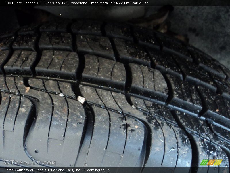 Woodland Green Metallic / Medium Prairie Tan 2001 Ford Ranger XLT SuperCab 4x4