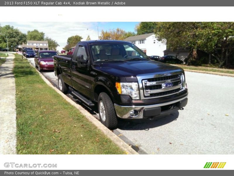 Kodiak Brown Metallic / Adobe 2013 Ford F150 XLT Regular Cab 4x4